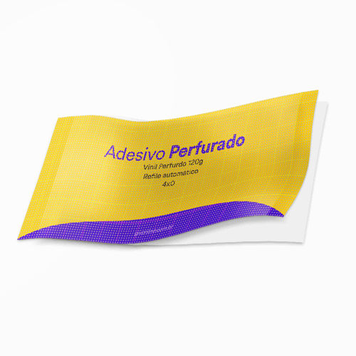 Adesivo Perfurado para Vidro