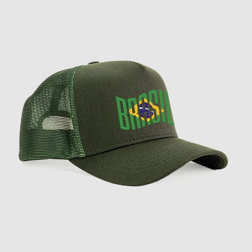 Boné Aba Curva Trucker Personalizado