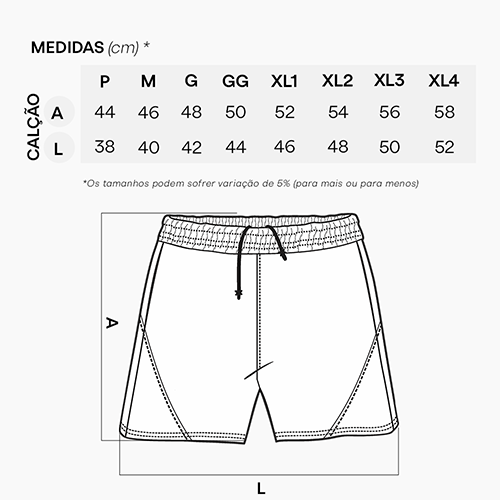 Calção Futebol Presas