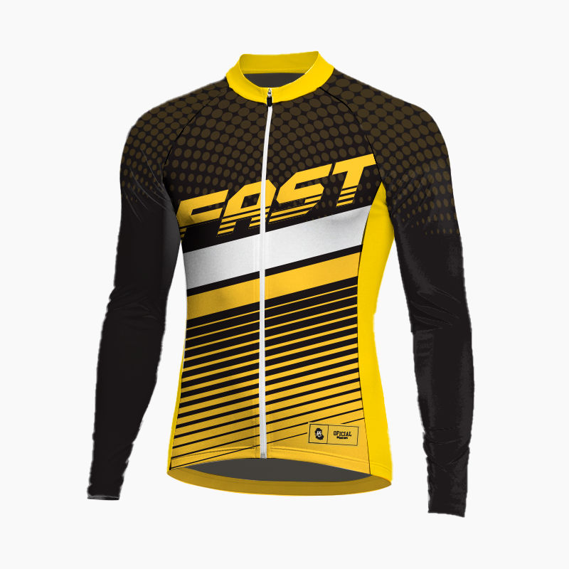 Camisa de Ciclismo Fast Manga Longa