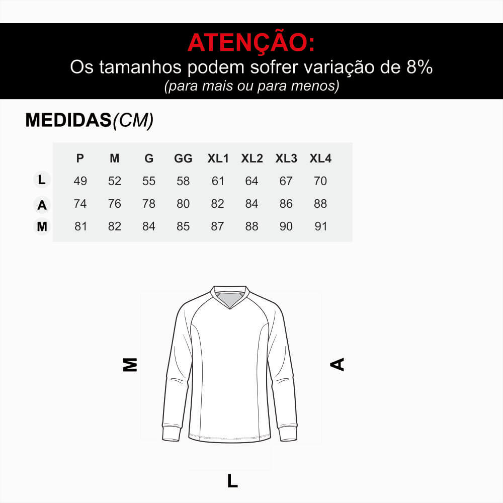 Camisa Futebol York Manga Longa