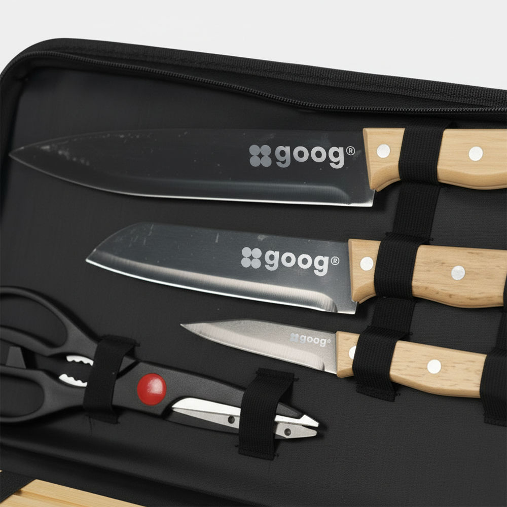 Kit Churrasco Personalizado - 5 Peças com Tábua