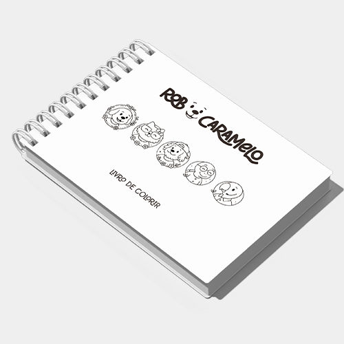 Livro de Colorir Rob Caramelo Laranja