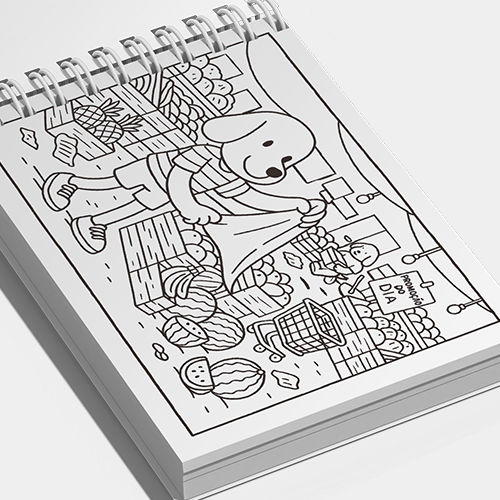 Livro de Colorir Rob Caramelo Laranja