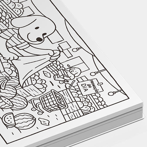 Livro de Colorir Rob Caramelo Laranja