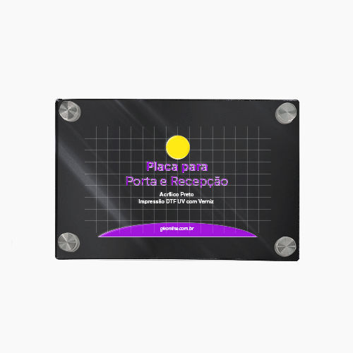 Placa Para Porta e Recepção