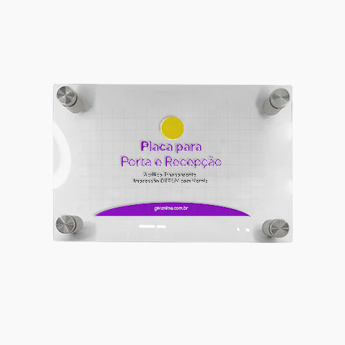 Placa Para Porta e Recepção