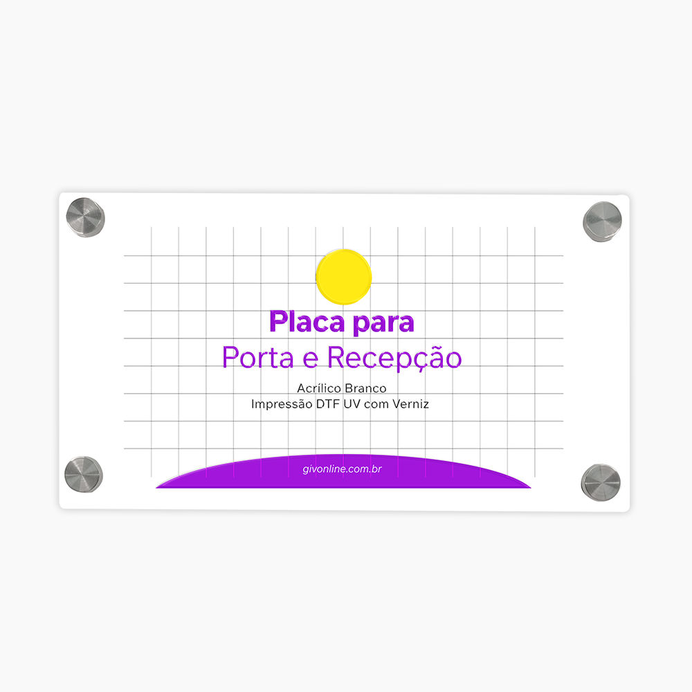 Placa Para Porta e Recepção