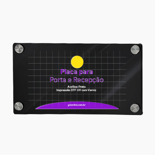 Placa Para Porta e Recepção