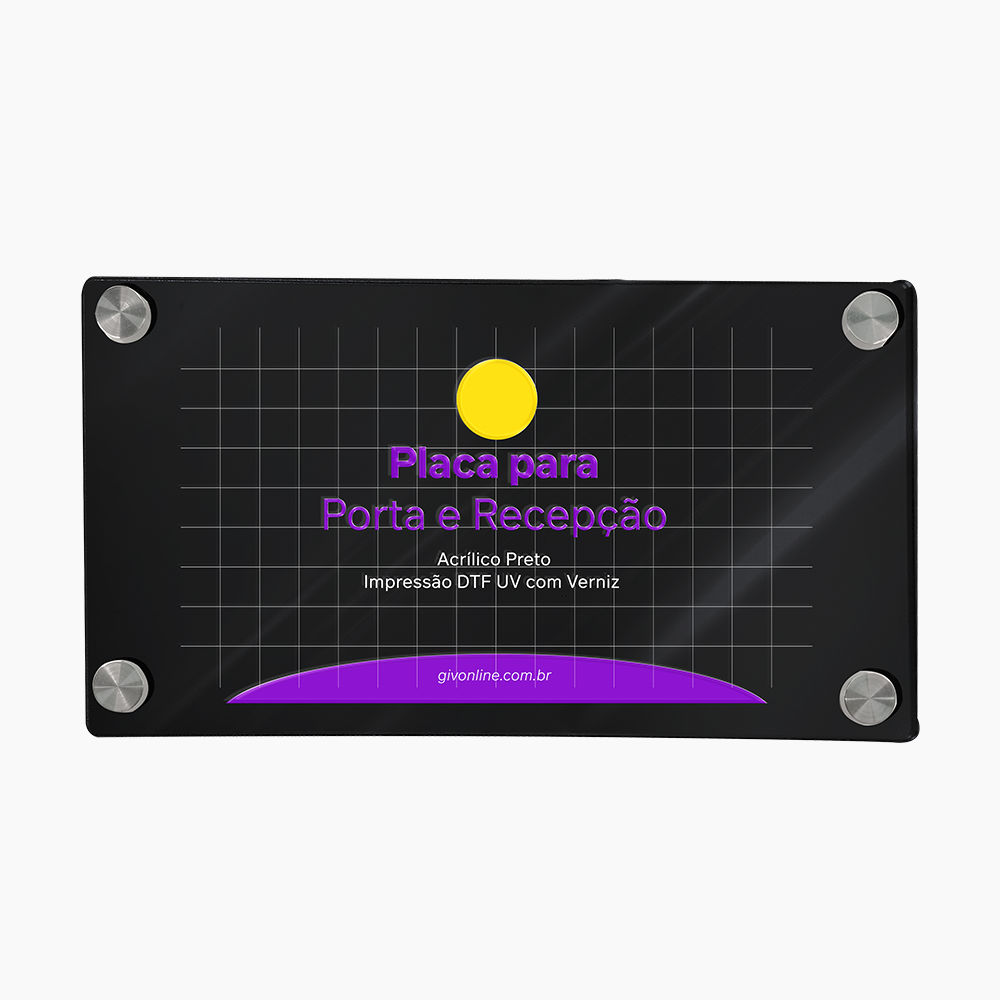 Placa Para Porta e Recepção