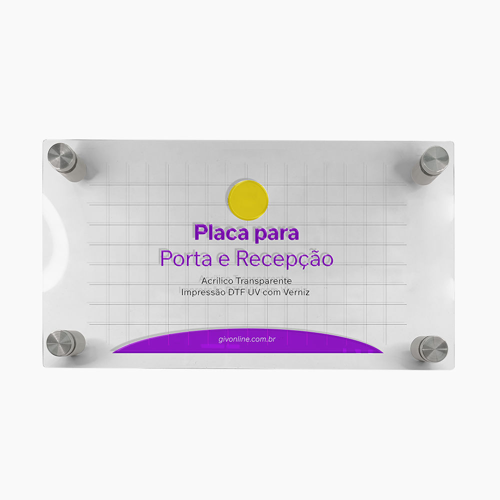 Placa Para Porta e Recepção