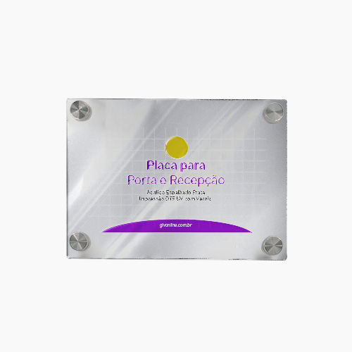 Placa Para Porta e Recepção