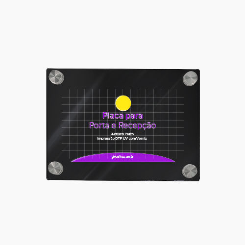 Placa Para Porta e Recepção