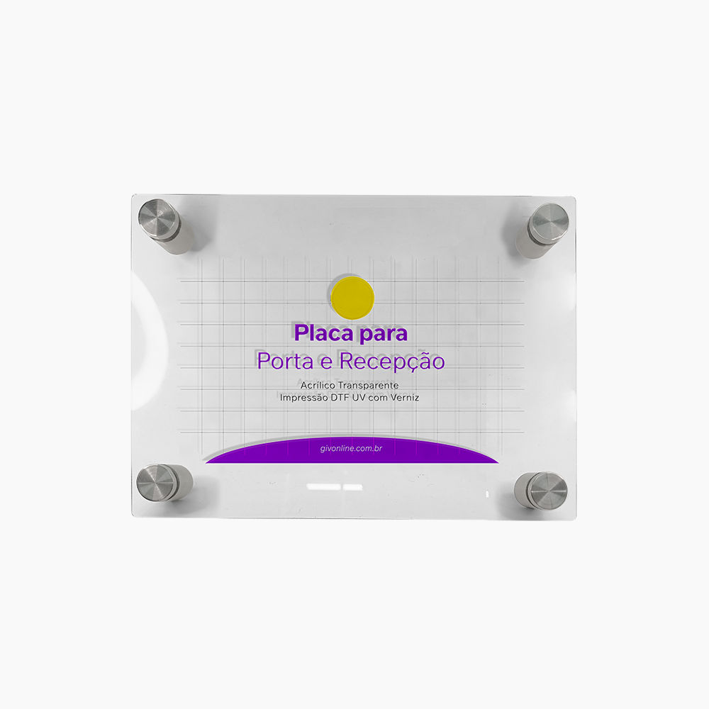 Placa Para Porta e Recepção