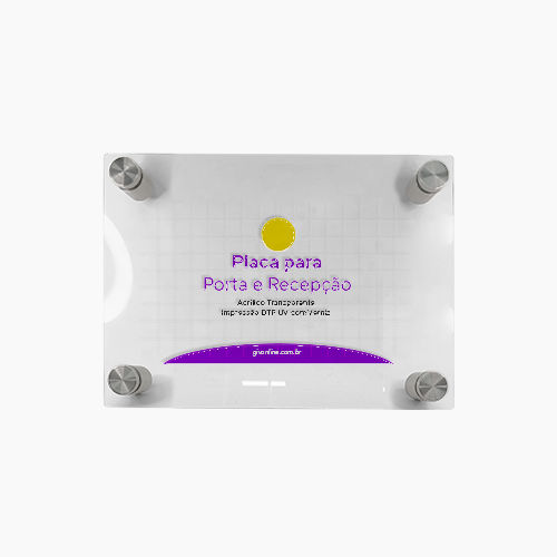 Placa Para Porta e Recepção