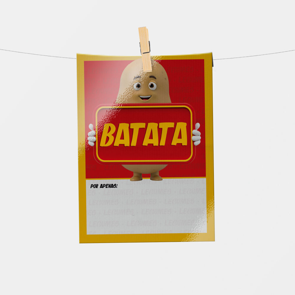 Plaquinha de Preço hortifrúti 