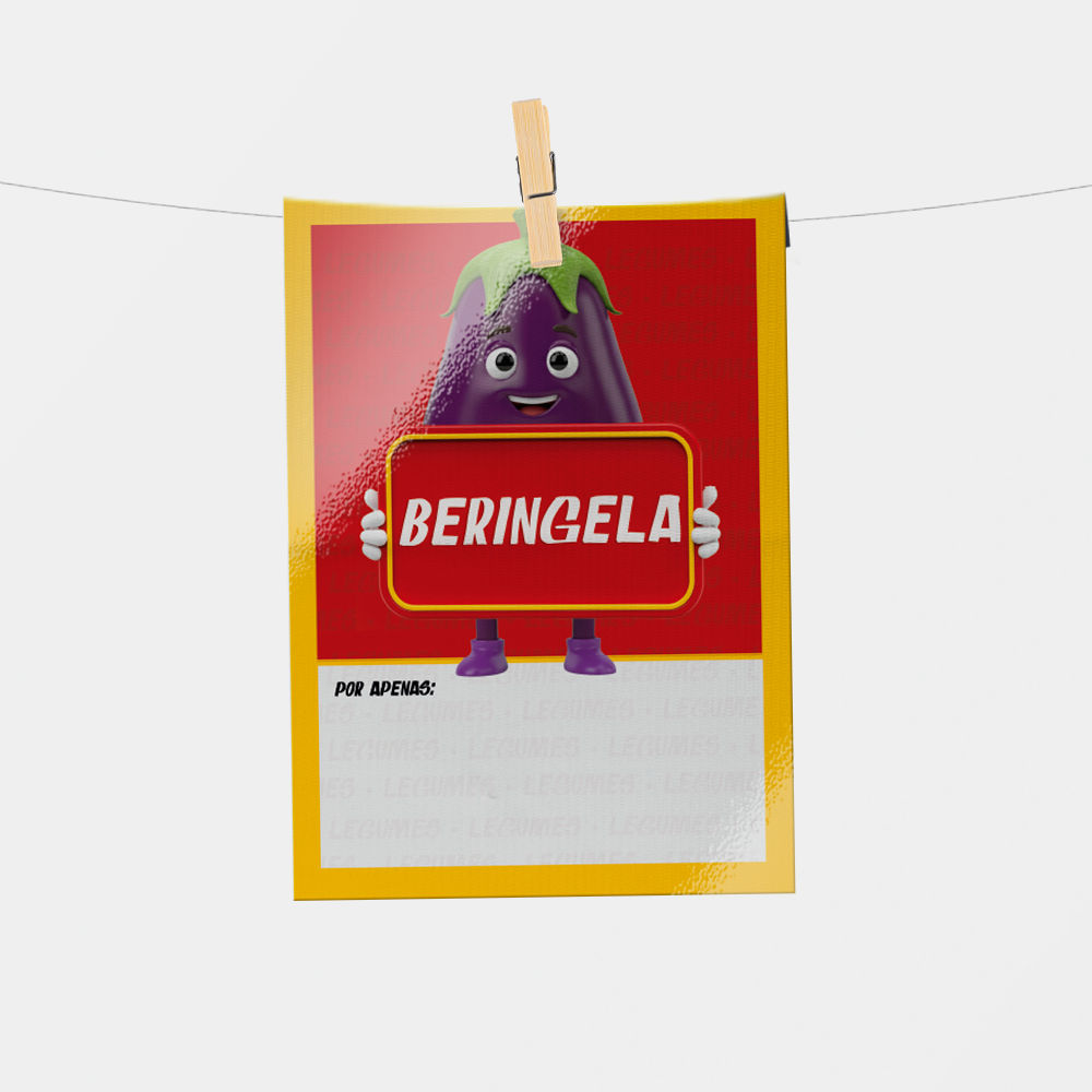 Plaquinha de Preço hortifrúti 