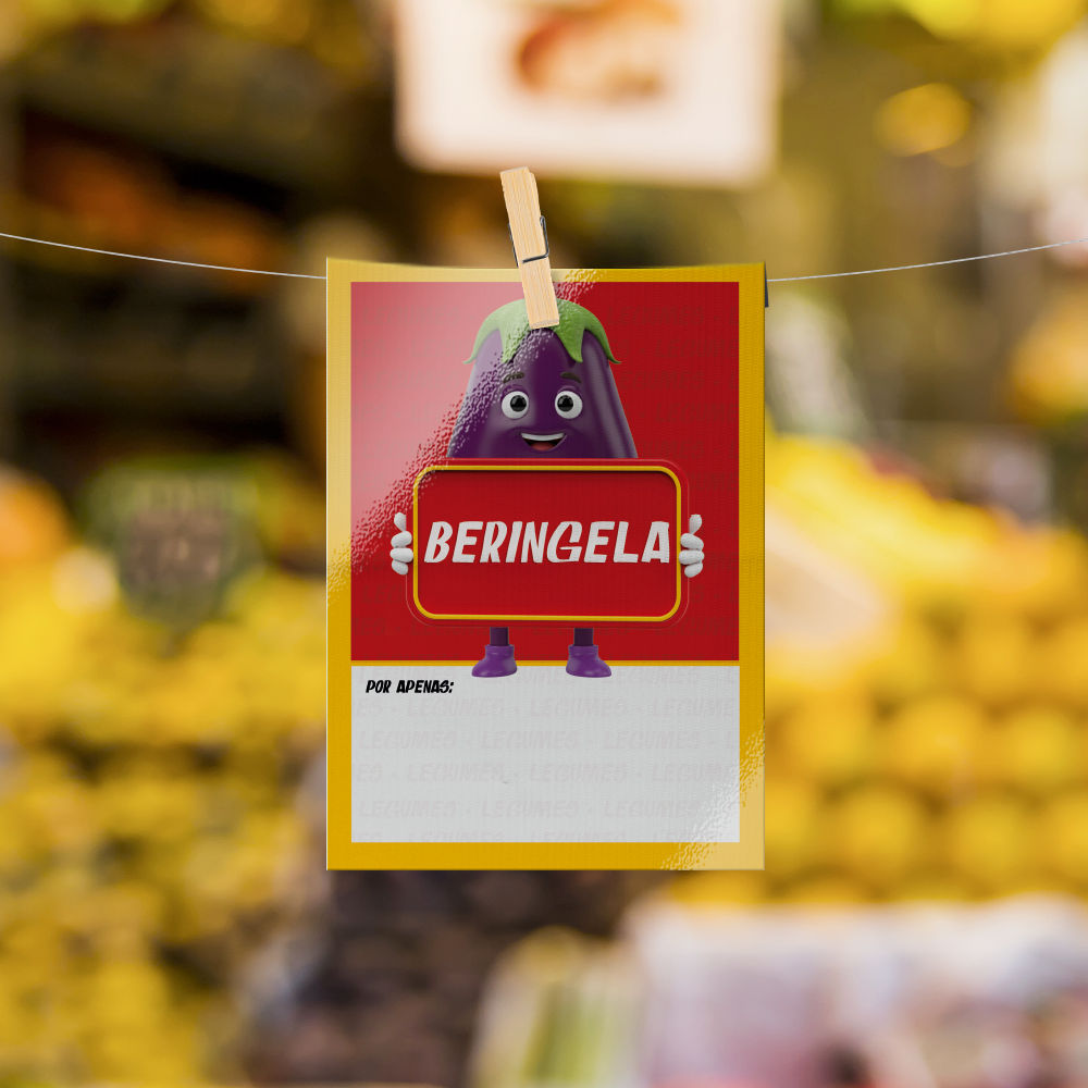 Plaquinha de Preço hortifrúti 