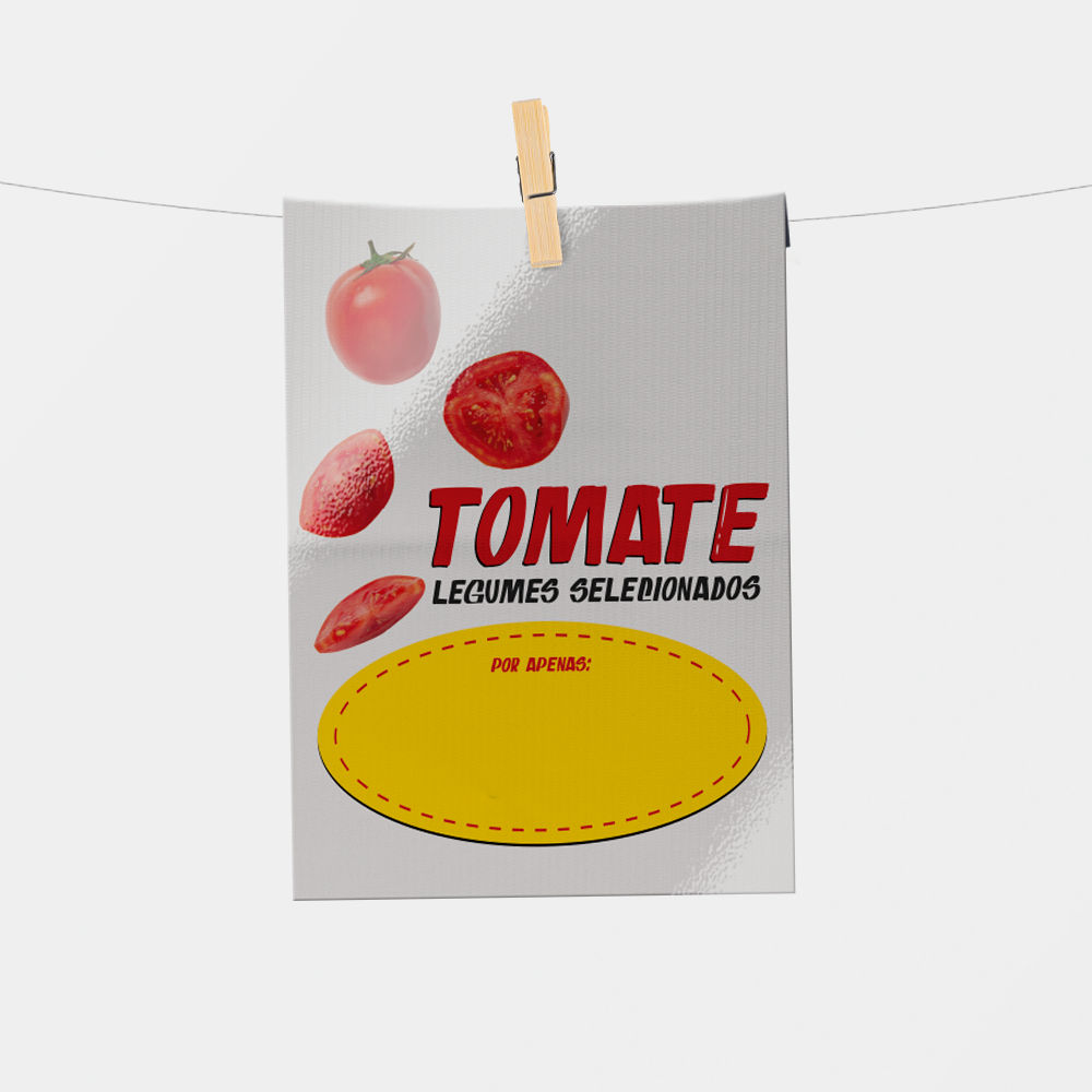 Plaquinha de Preço hortifrúti 