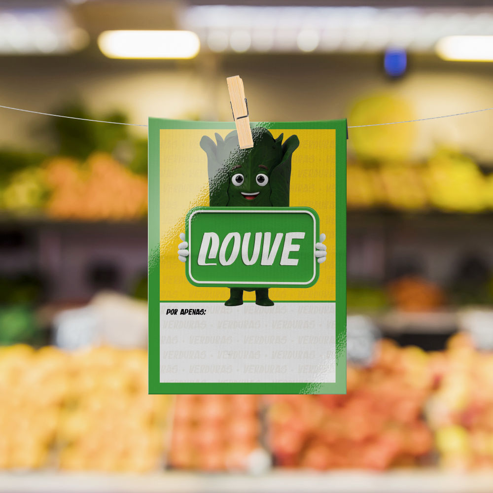 Plaquinha de Preço hortifrúti 