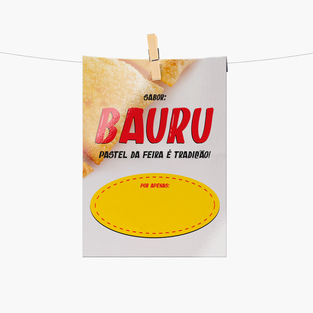 Plaquinha de Preço Pastel