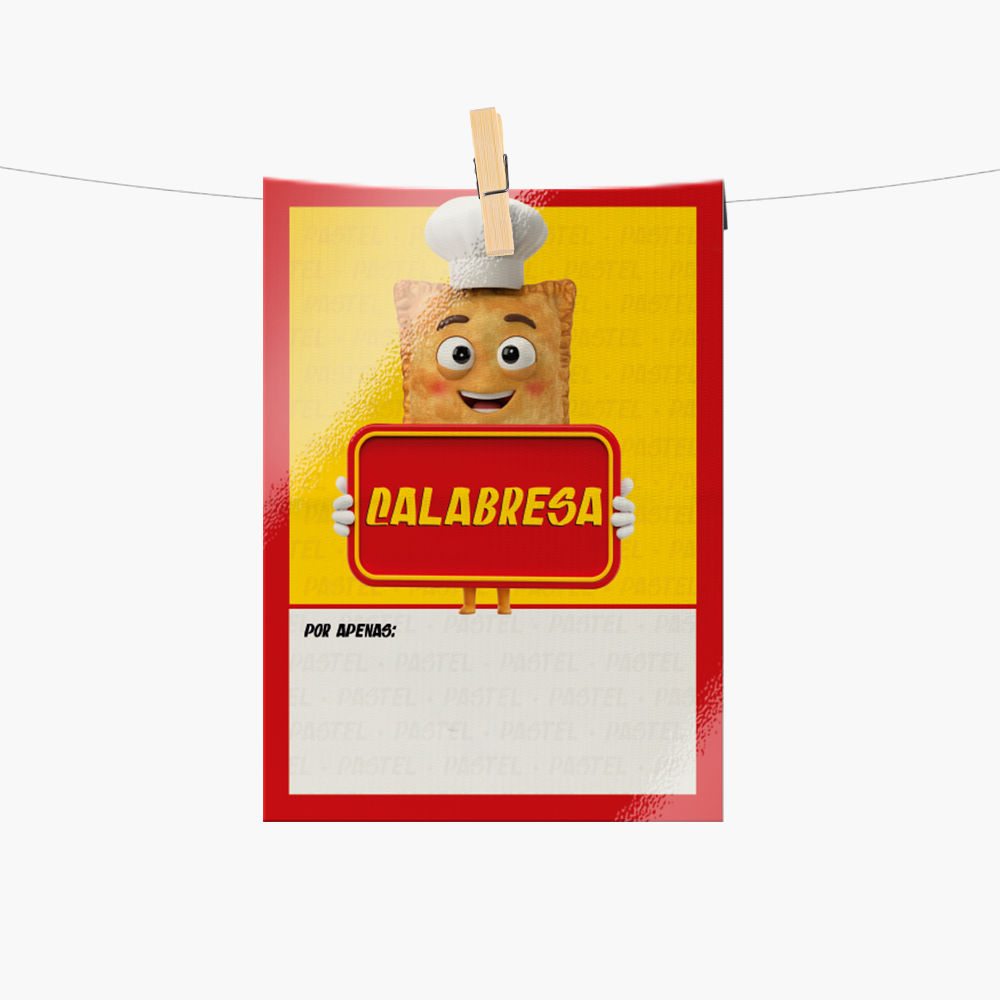 Plaquinha de Preço Pastel