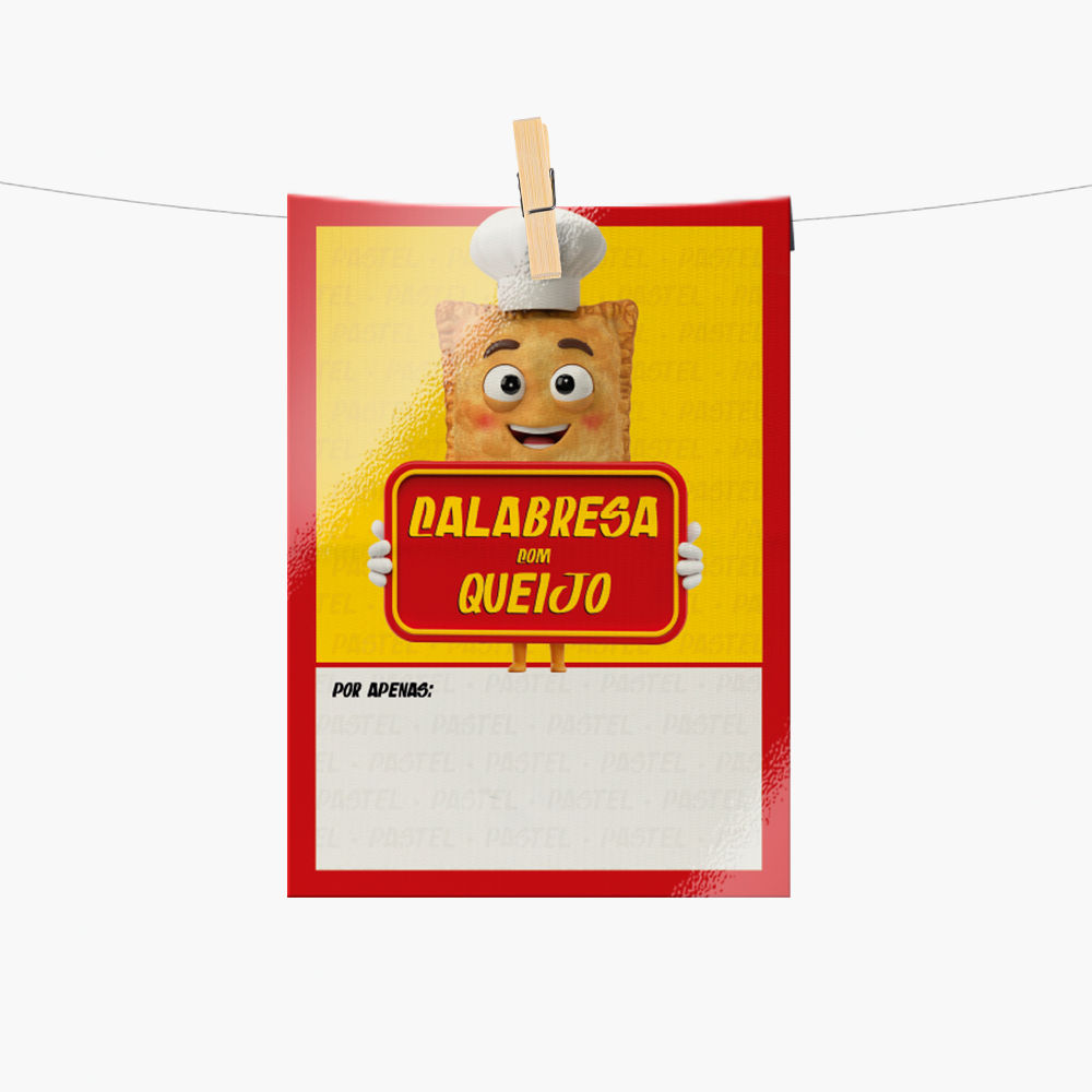 Plaquinha de Preço Pastel