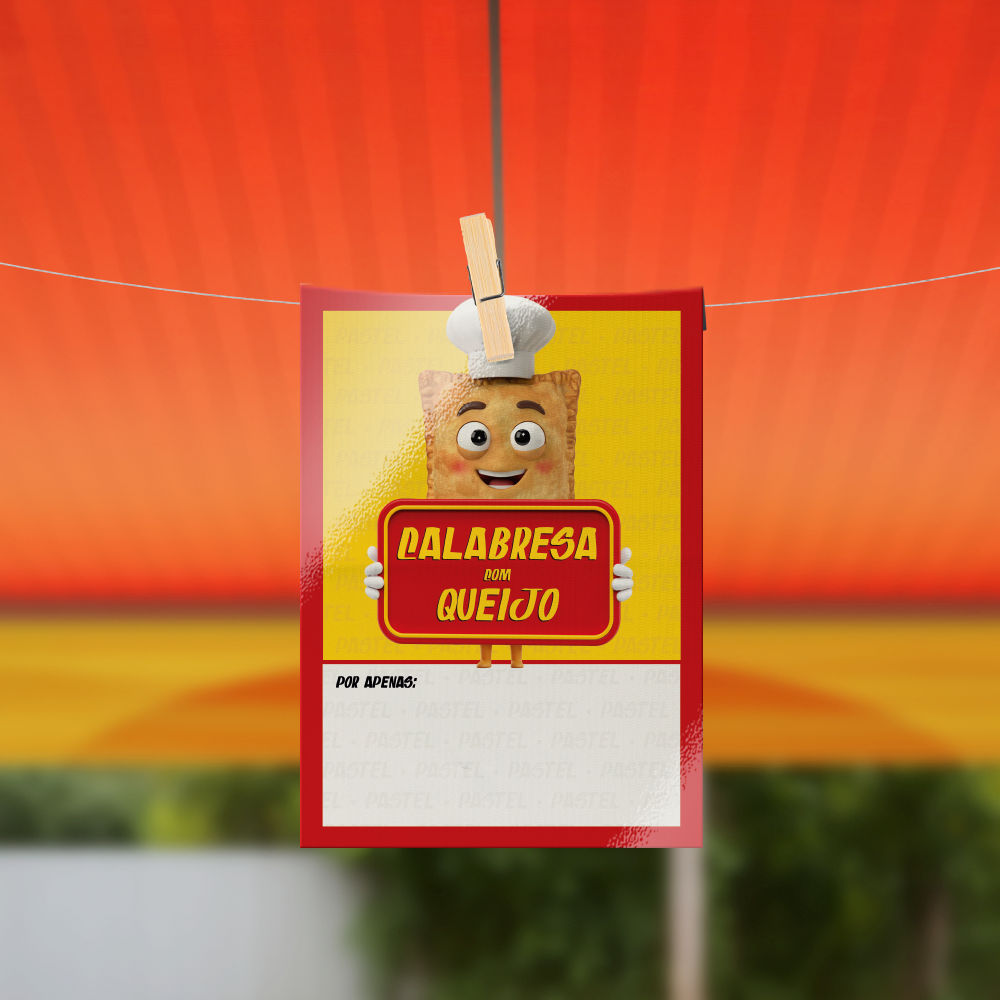 Plaquinha de Preço Pastel