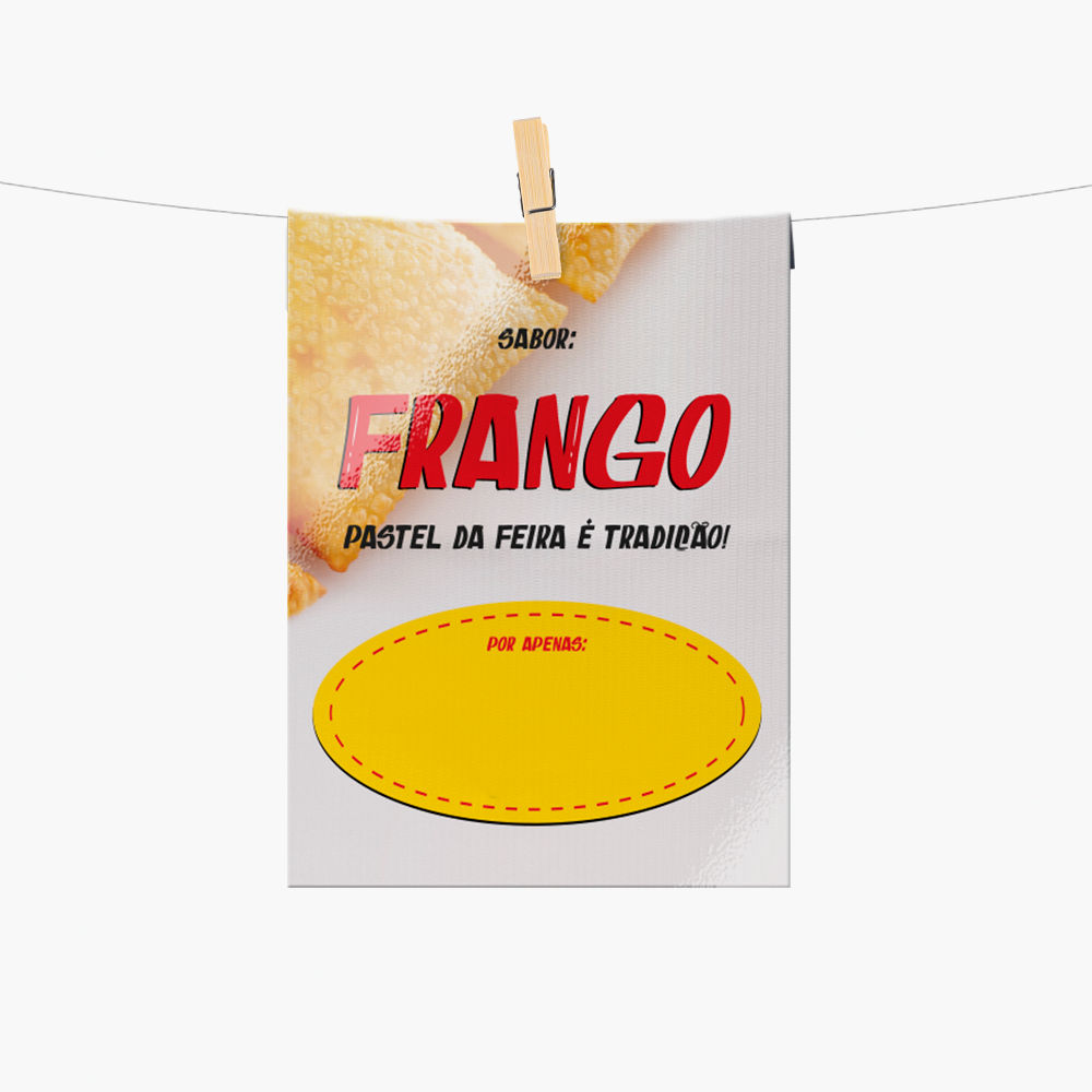 Plaquinha de Preço Pastel