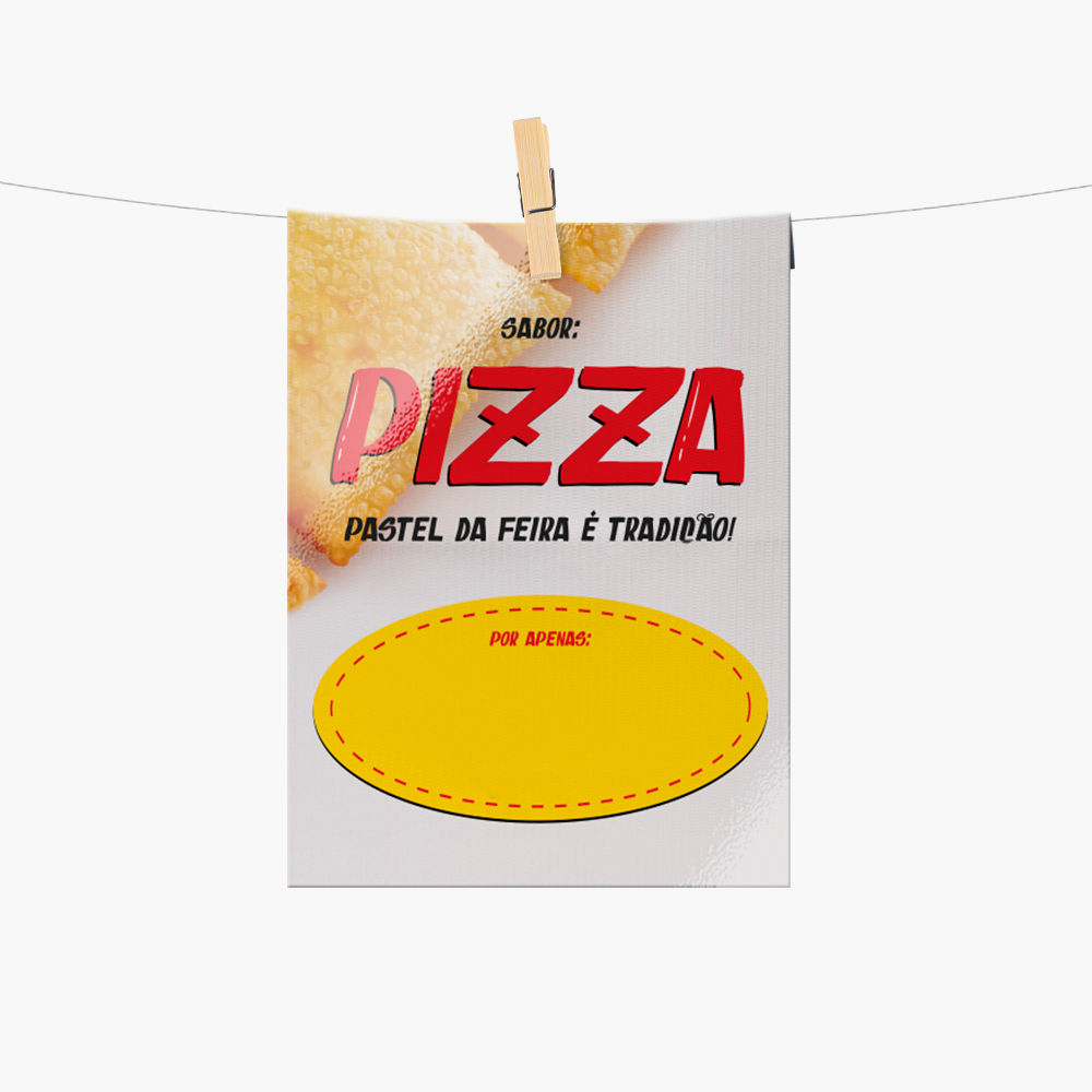 Plaquinha de Preço Pastel