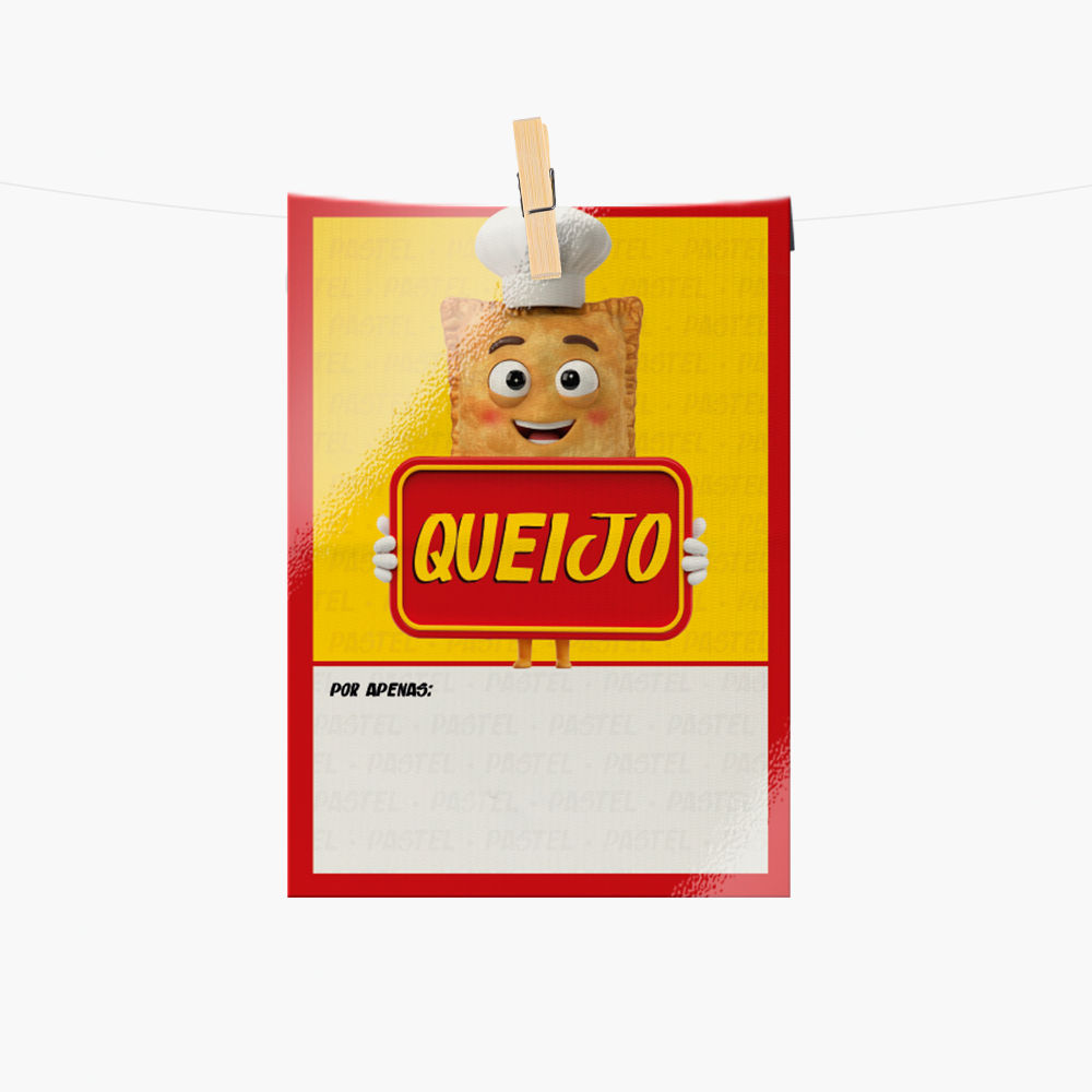 Plaquinha de Preço Pastel