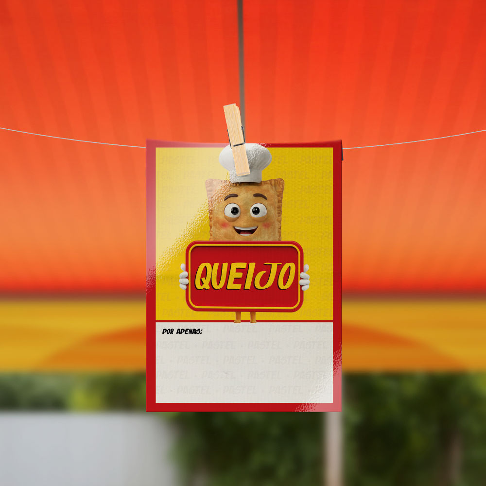 Plaquinha de Preço Pastel