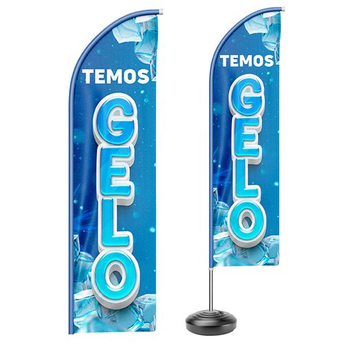 Wind Banner Completo para Piso M - Modelo Faca