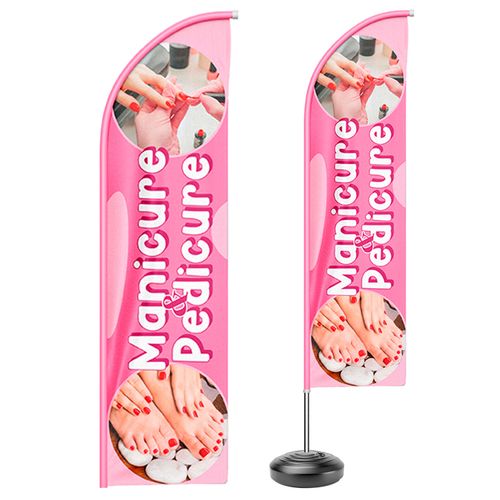 Wind Banner Completo para Piso M - Modelo Faca