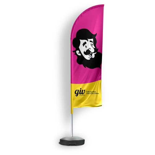Wind Banner Completo para Piso P - Modelo Faca