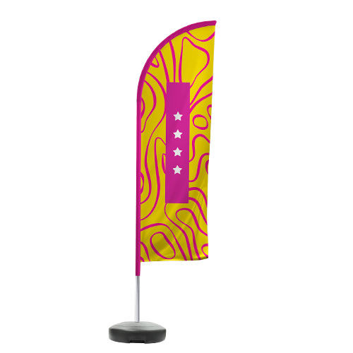 Wind Banner Completo para Piso P - Modelo Faca