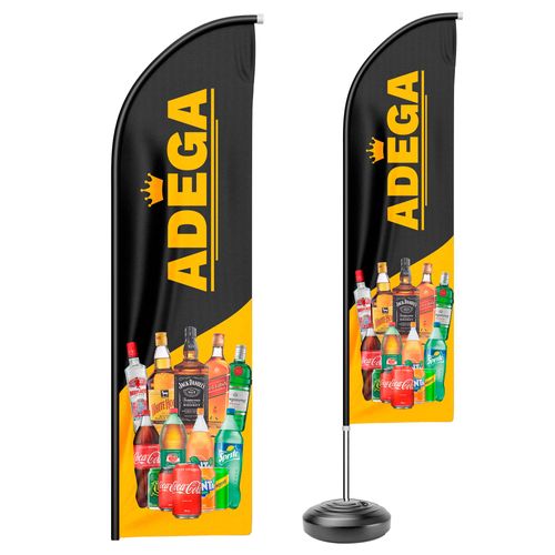 Wind Banner Completo para Piso P - Modelo Faca