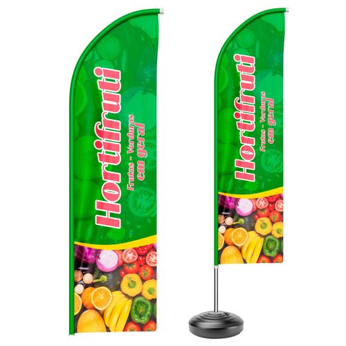 Wind Banner Completo para Piso P - Modelo Faca