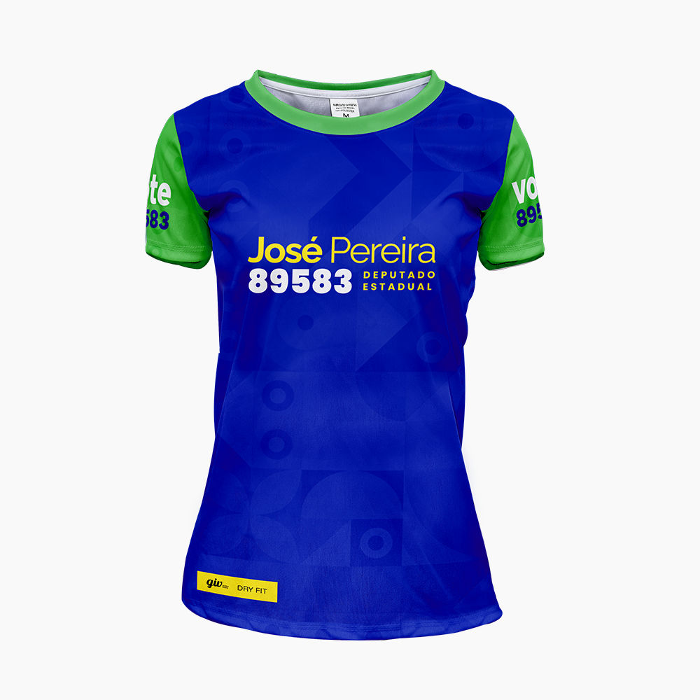 Camiseta Dry Fit Feminina Eleições