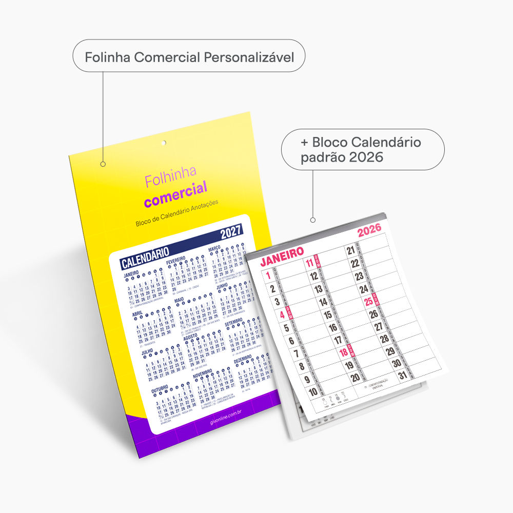 Folhinha Comercial 2026