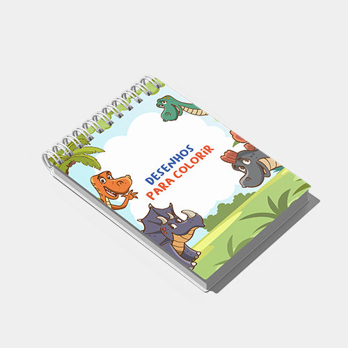 Livro de Colorir A5 - Caderno de Desenho Pintura