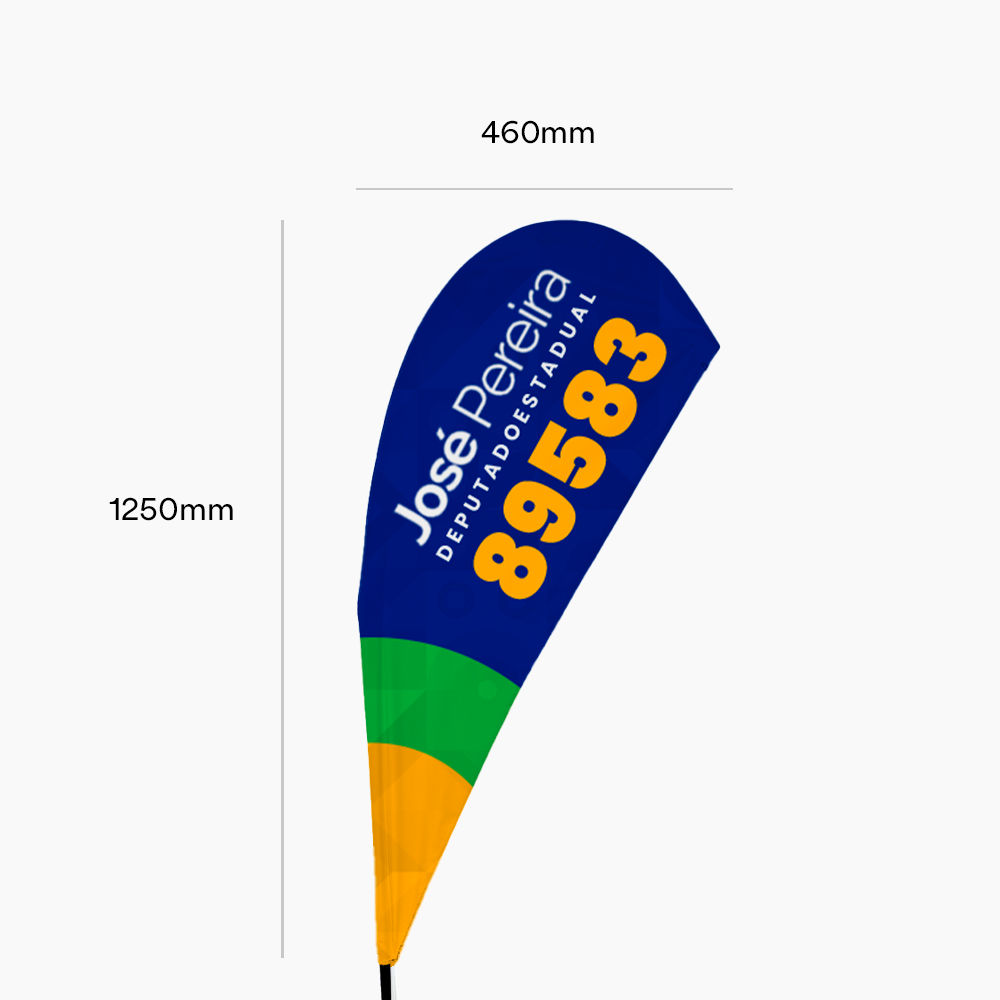 Mochila Wind Flag Completo - Modelo Gota