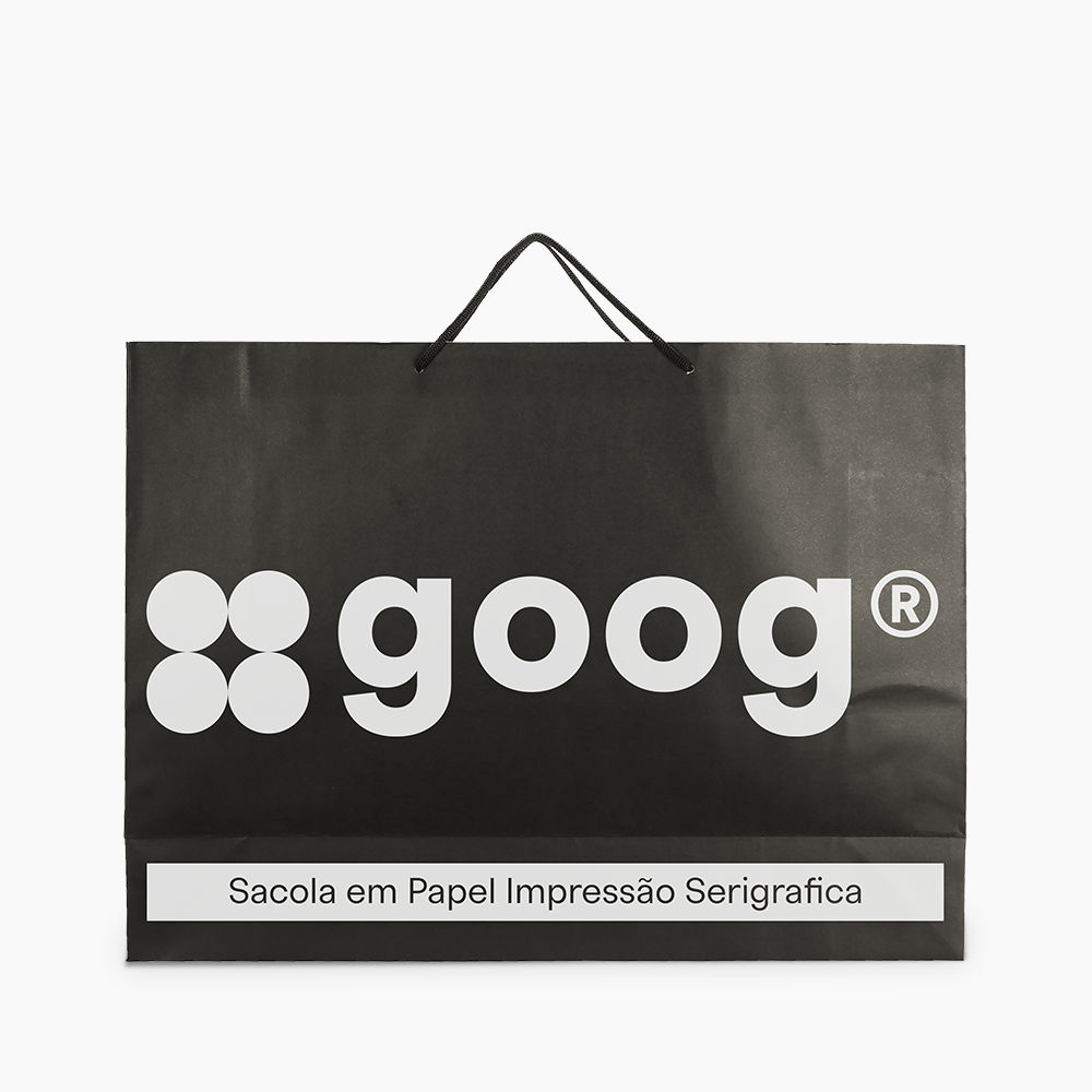 Sacola em Papel Personalizado em Silk - Basic