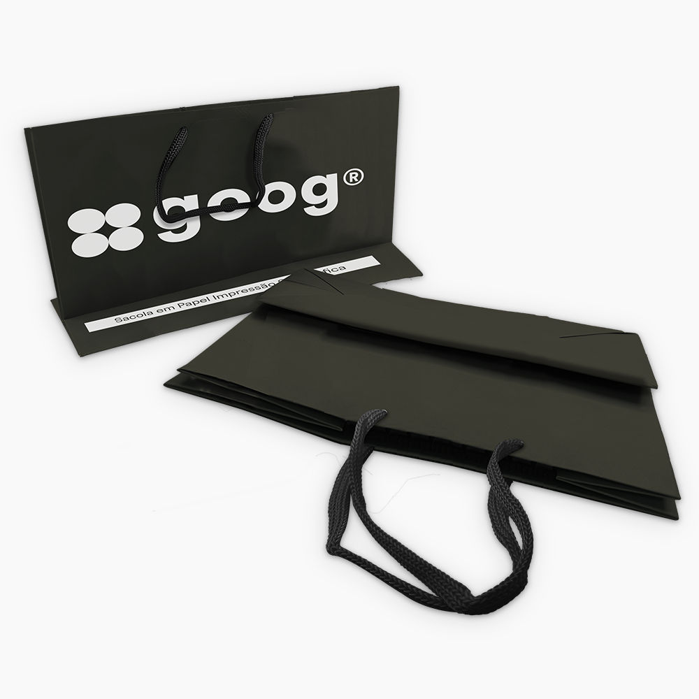 Sacola em Papel Personalizado em Silk - Basic