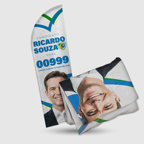 Tecido para Wind Banner Eleições