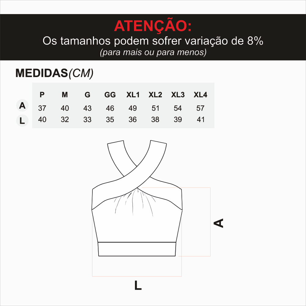 Abadá Alça Larga Transpassada
