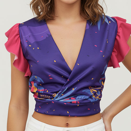 Abadá Com Babado e Decote