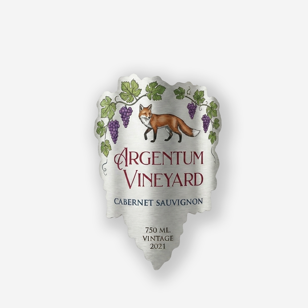 Rótulo para Garrafa de Vinho 750ml