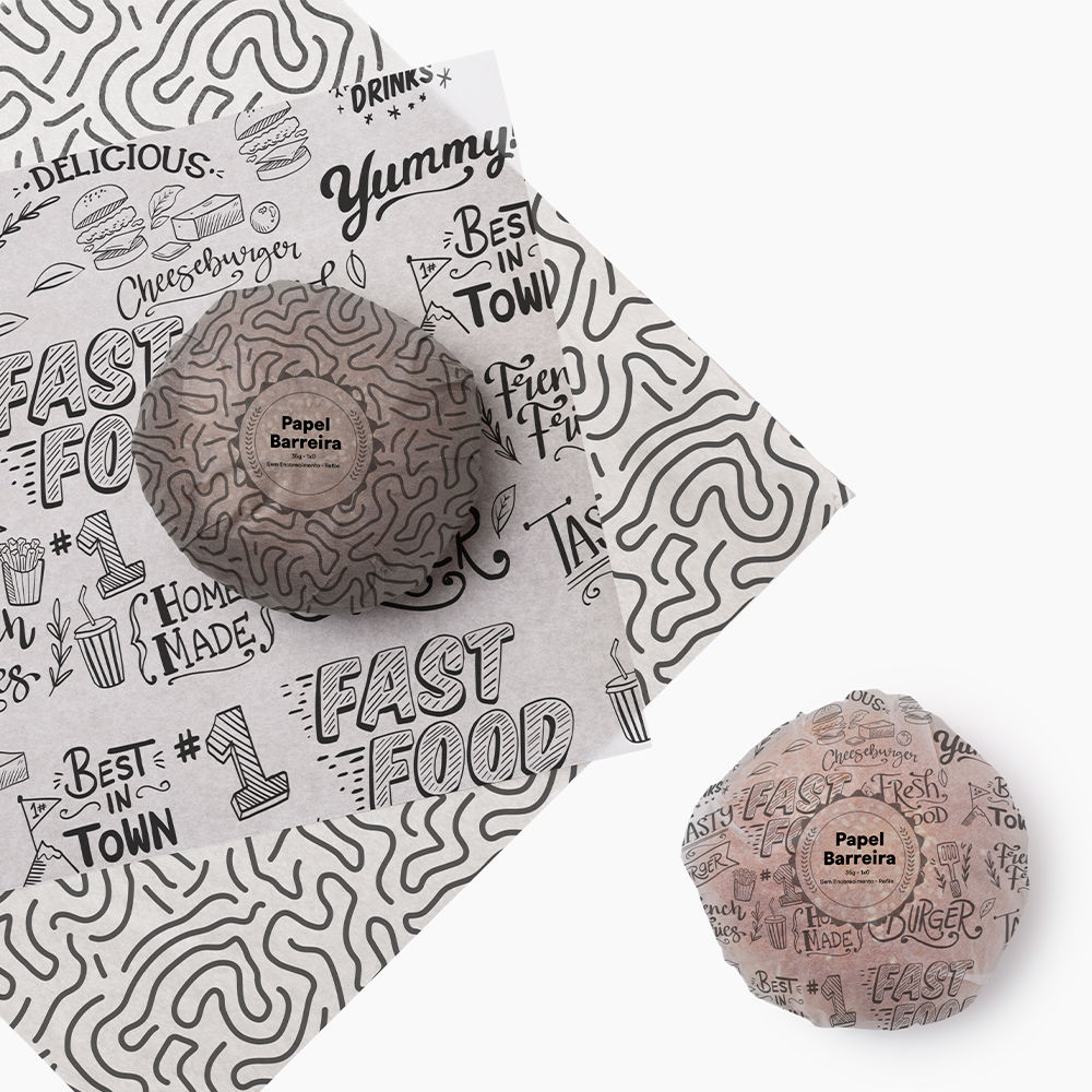 Papel Barreira para Lanches