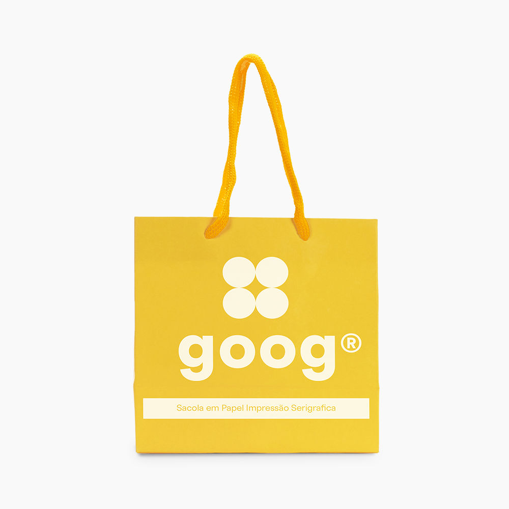 Sacola em Papel Personalizado em Silk - Basic